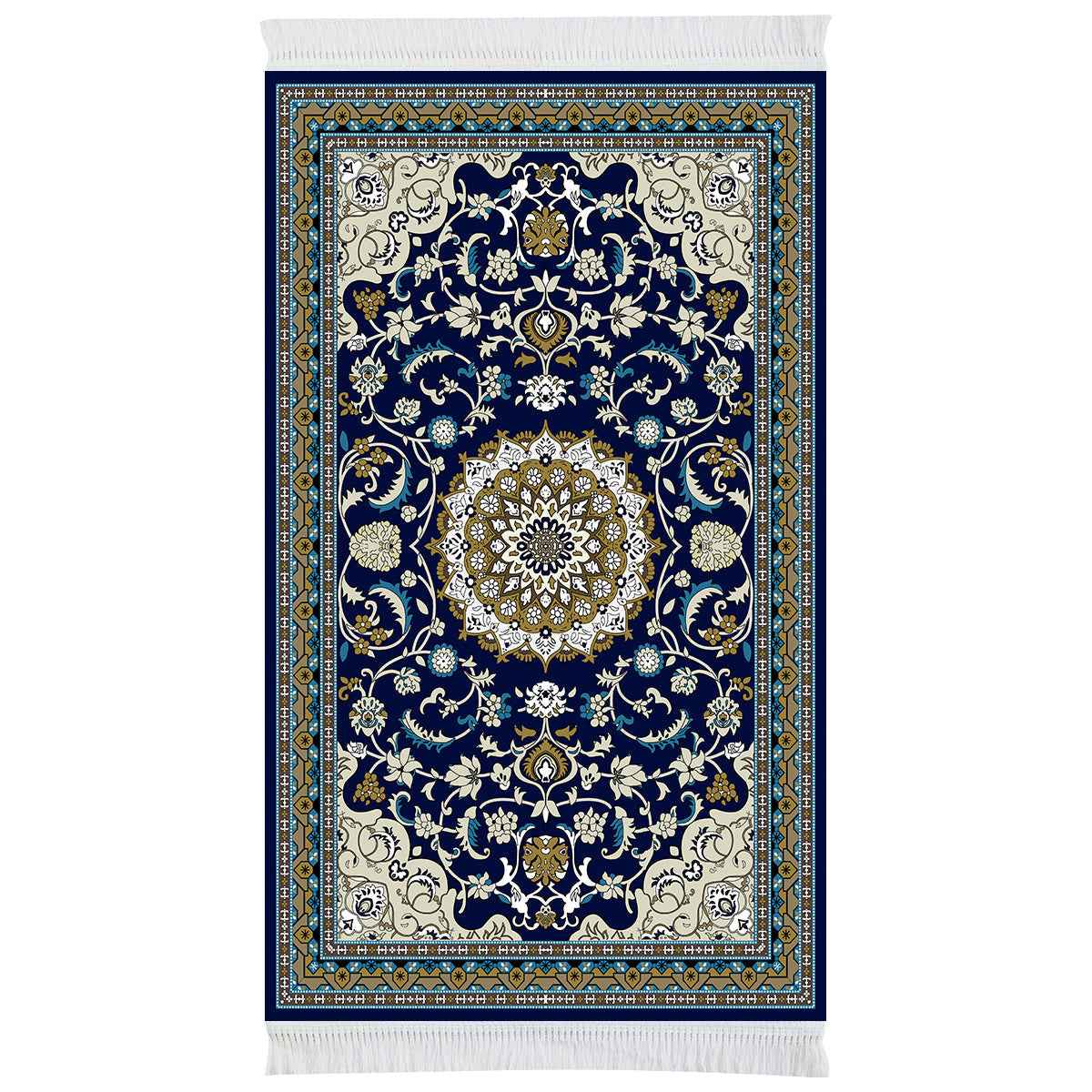 Tapis de prière rembourré Raza-e-Ilahi