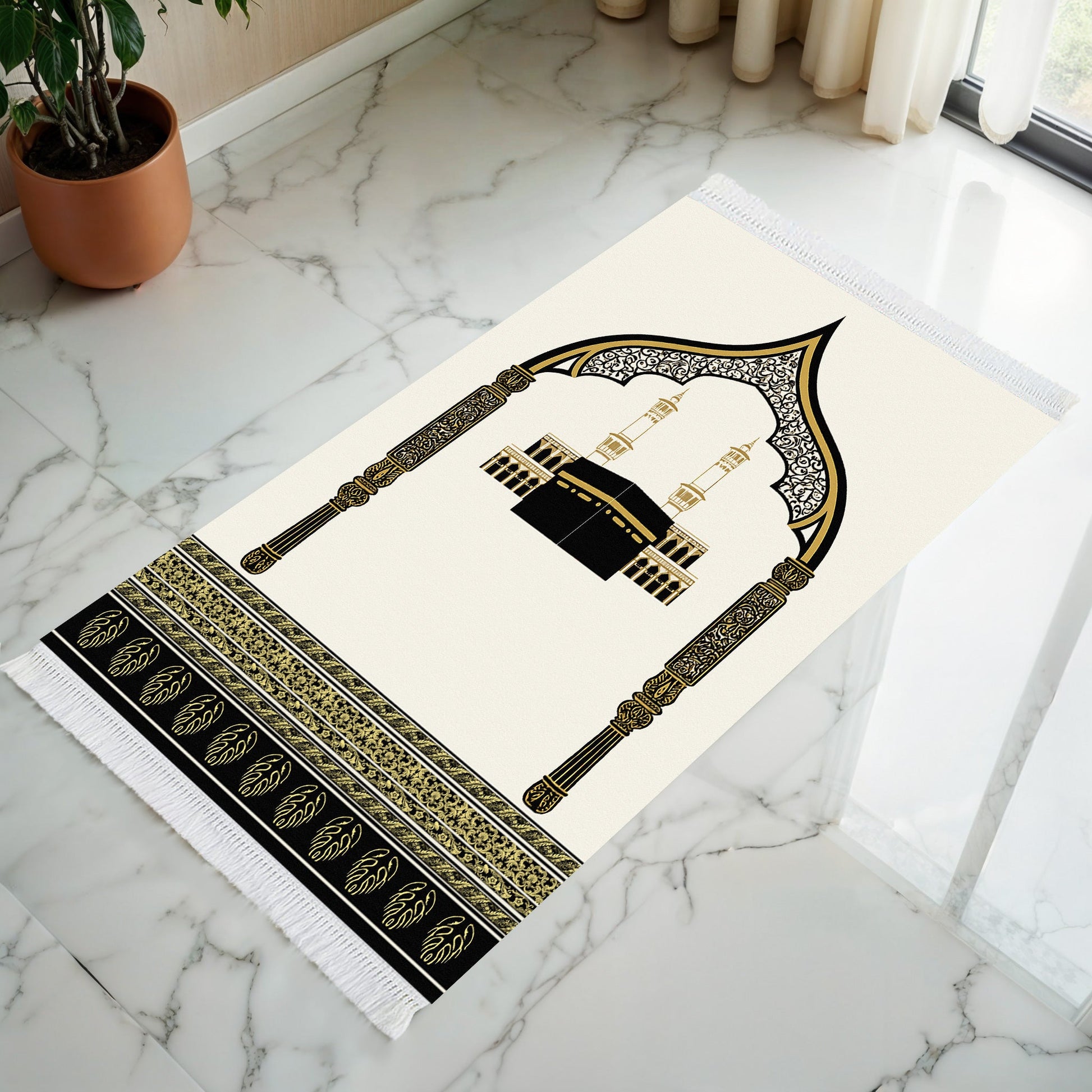 Tapis de prière rembourré Kaaba Soul