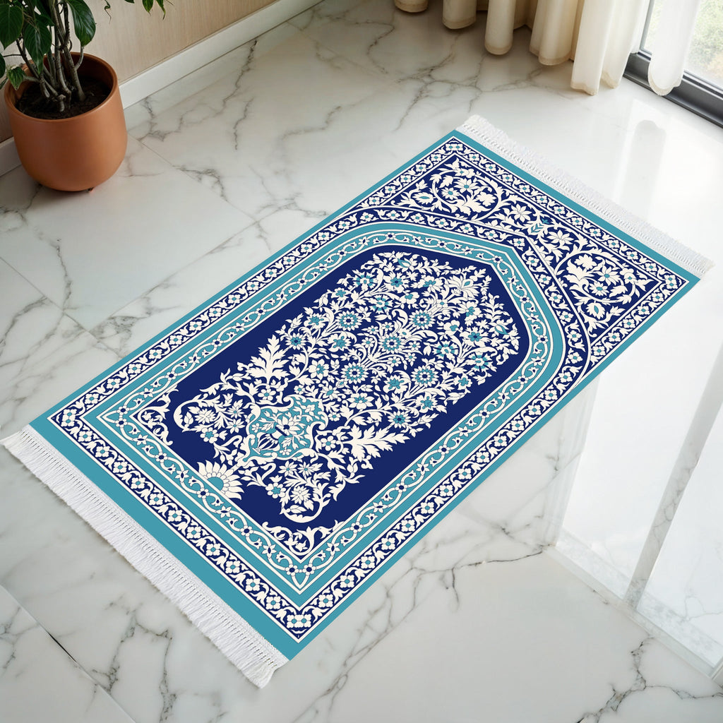 Tapis de prière rembourré Noor al-Qalb
