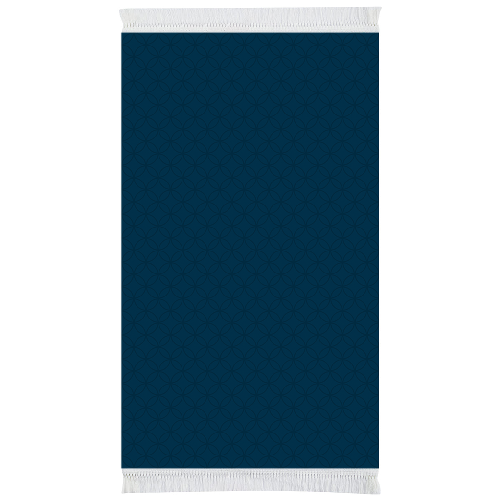 Tapis de prière rembourré Navy Elegance