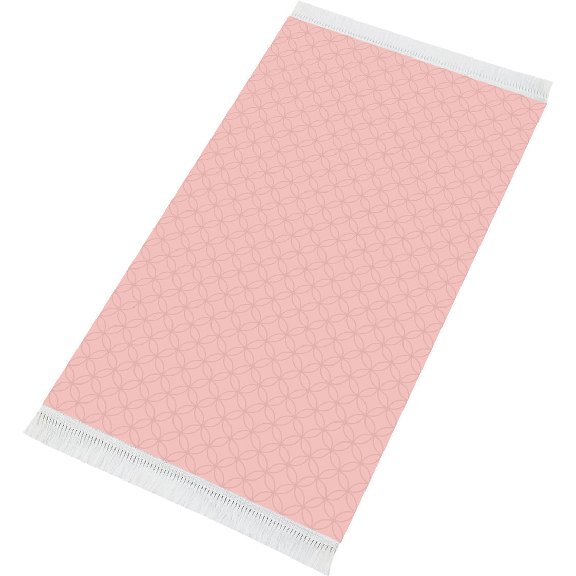Tapis de prière rembourré rose élégance
