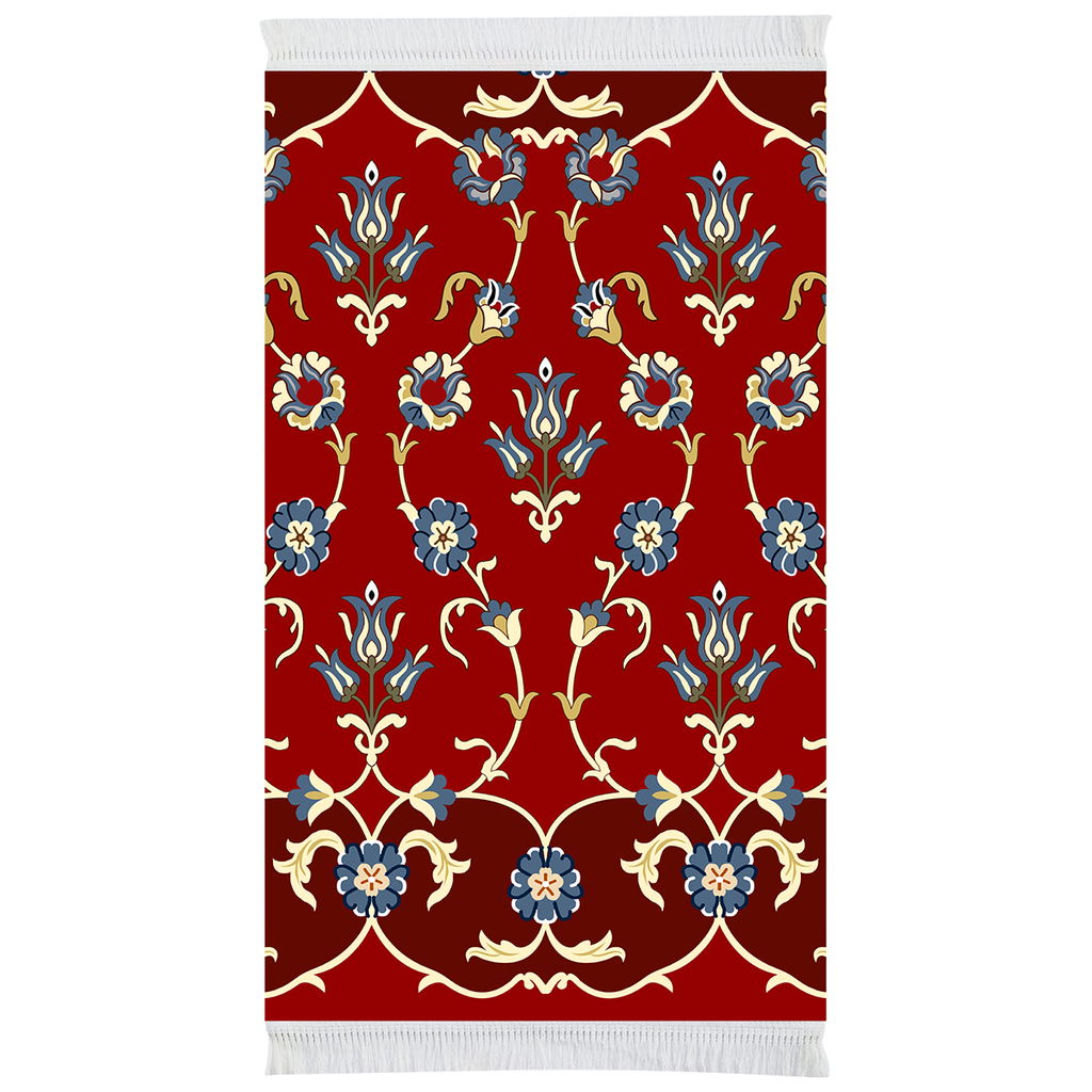 Tapis de prière rembourré de la Mosquée Bleue du Sultan Ahmed