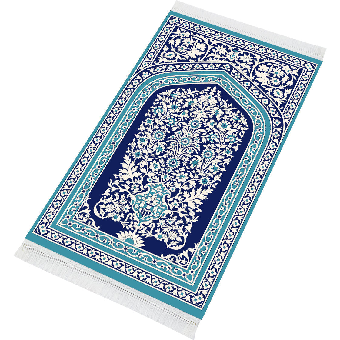 Tapis de prière rembourré Noor al-Qalb