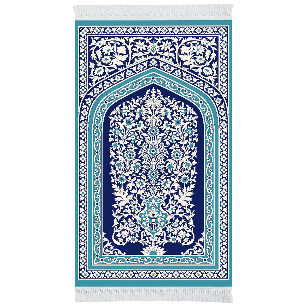 Tapis de prière rembourré Noor al-Qalb