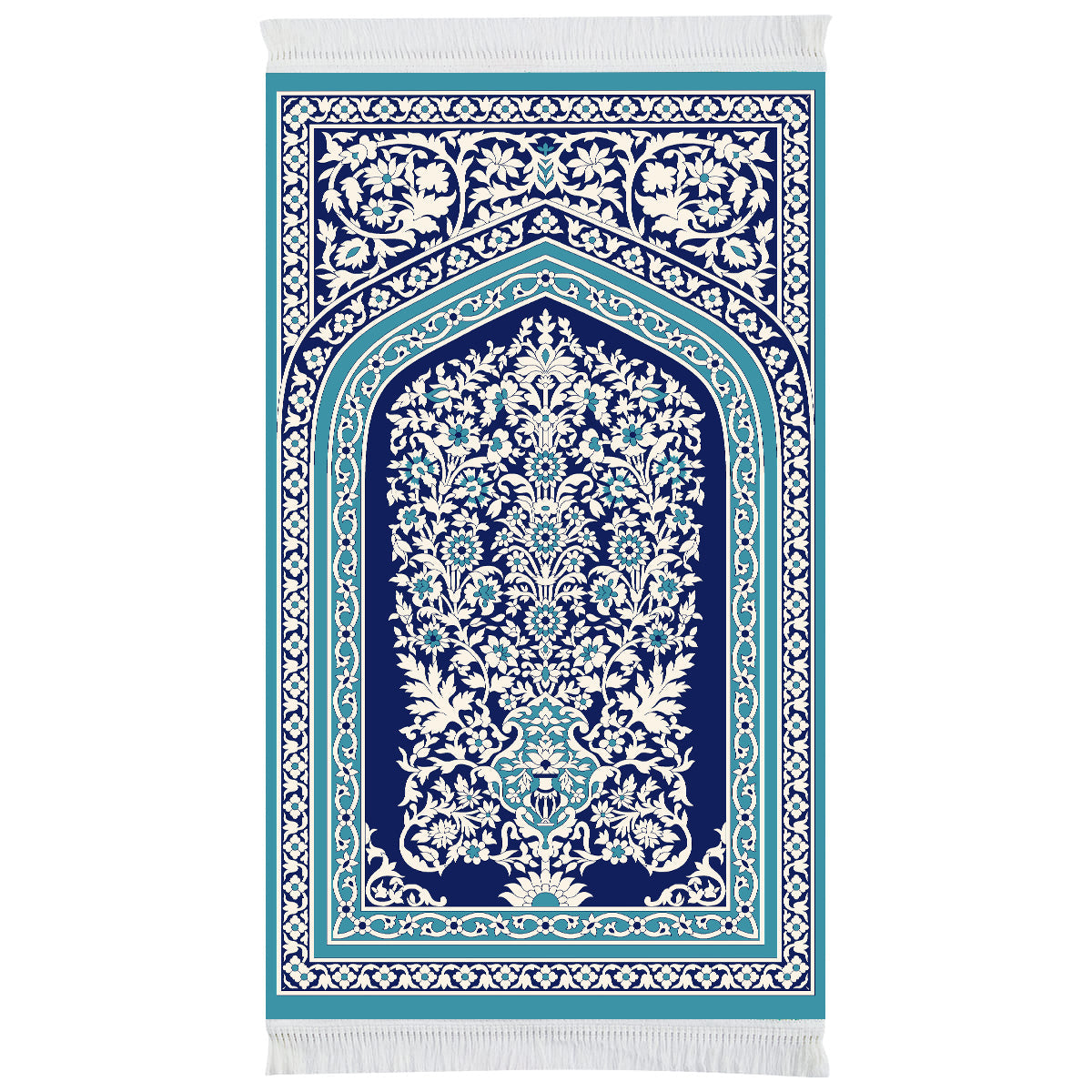Tapis de prière rembourré Noor al-Qalb