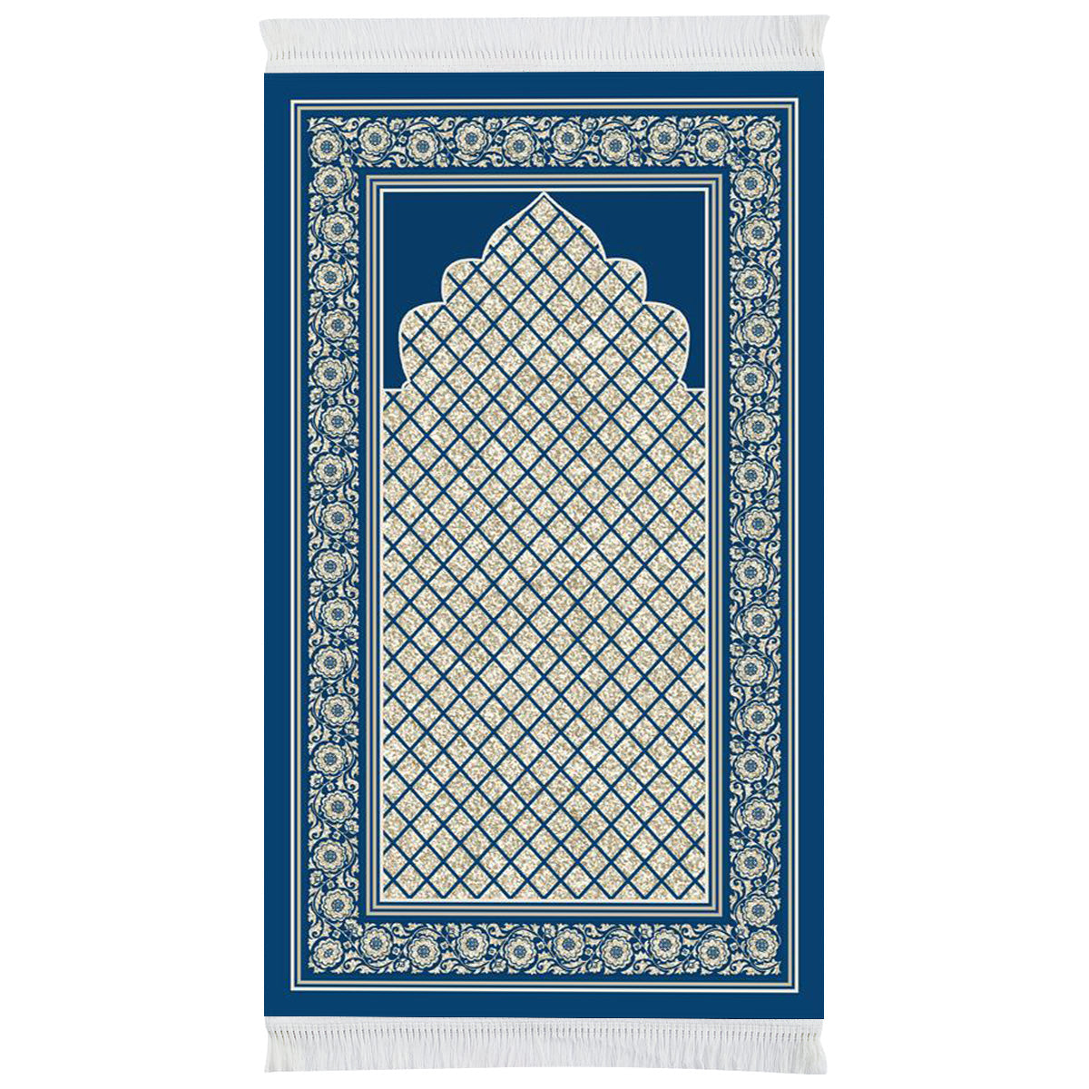 Tapis de prière rembourré Zeenat-e-Ibadat