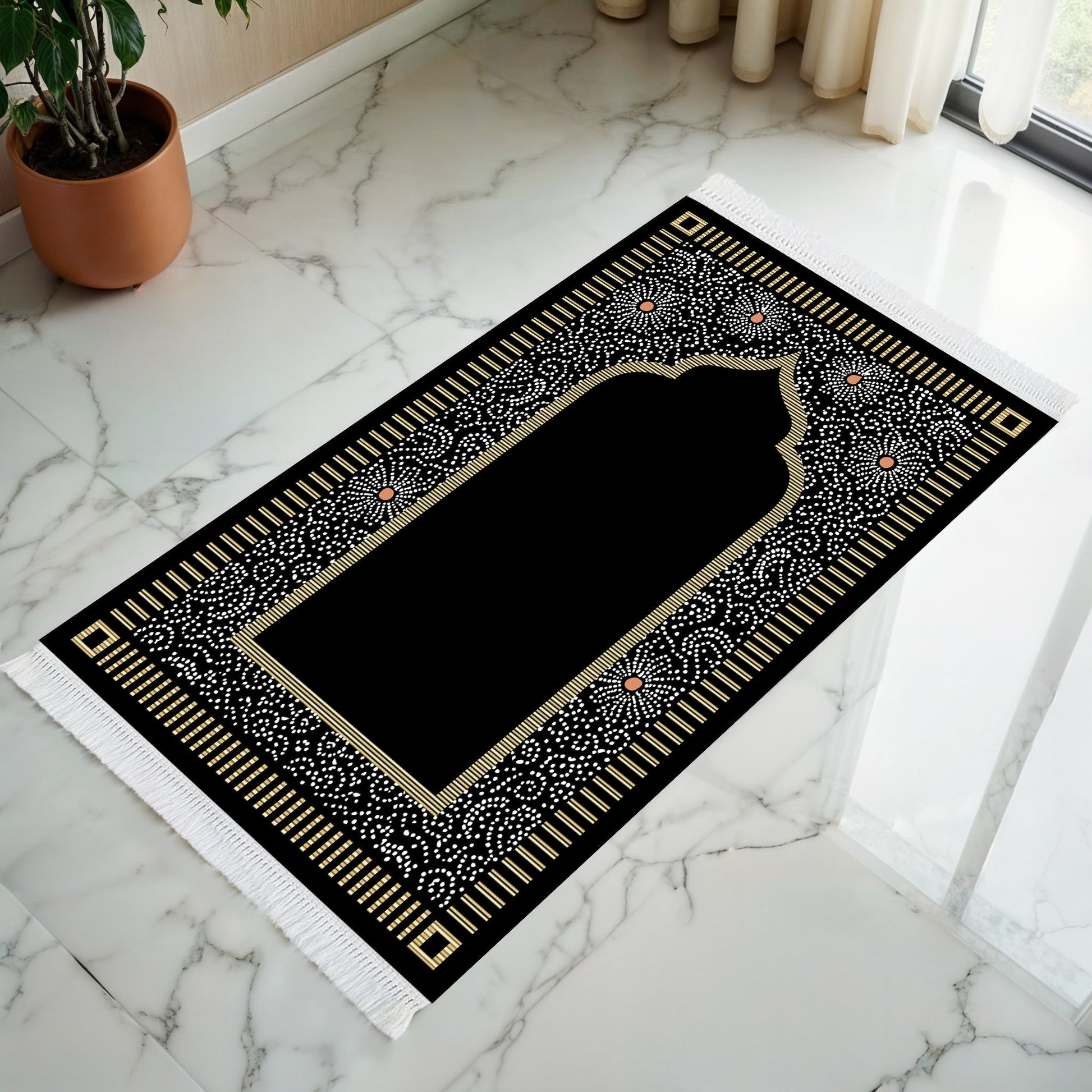 Tapis de prière rembourré Zawiyah