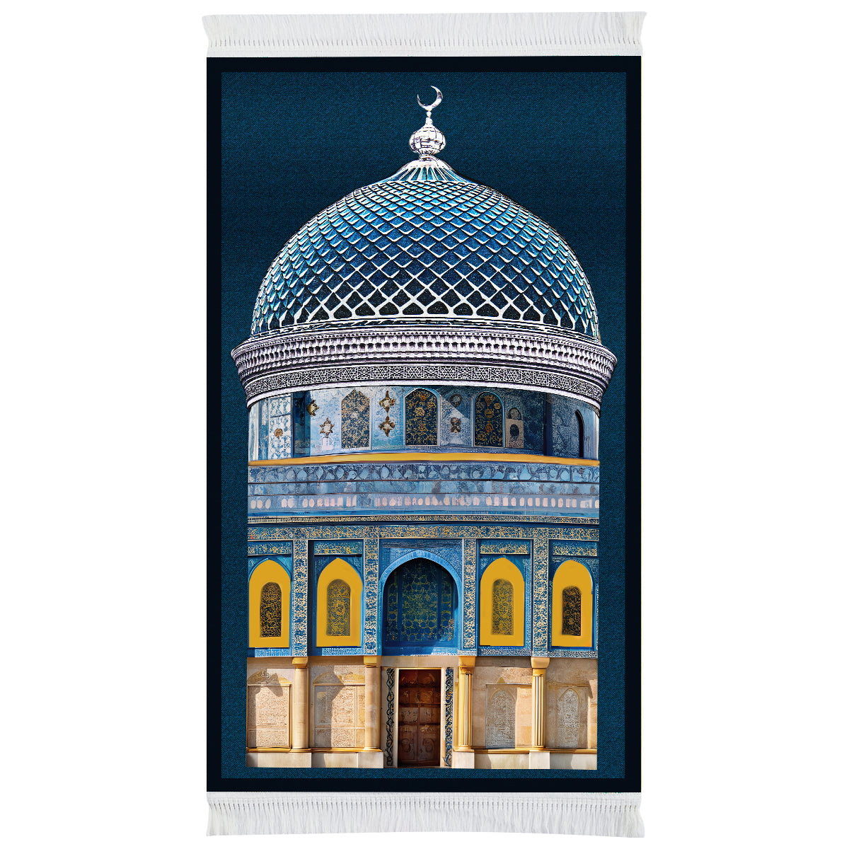 Tapis de prière rembourré Qubbat as-Sakhrah