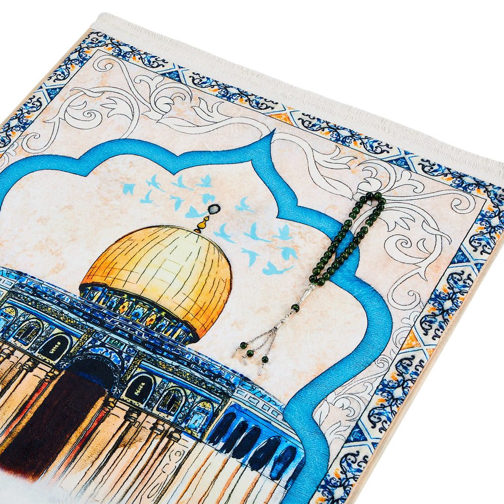 Tapis de prière rembourré Al-Aqsa