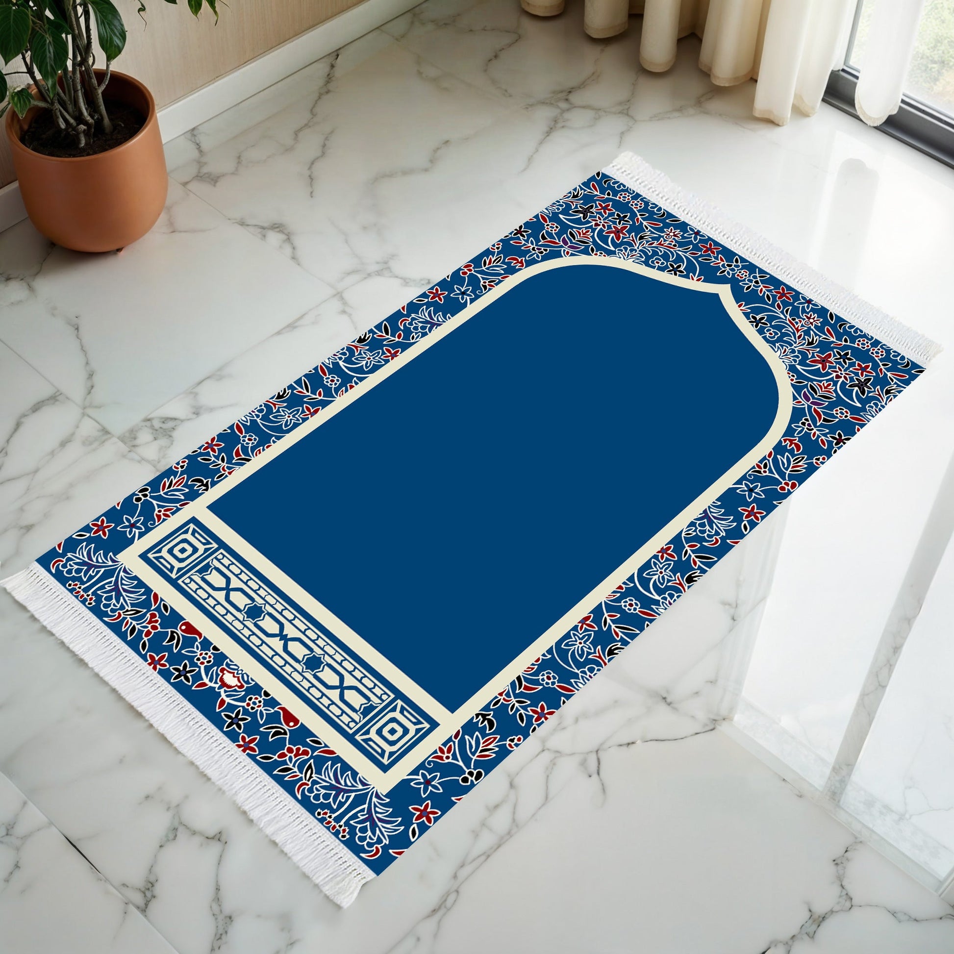 Tapis de prière rembourré Rihla