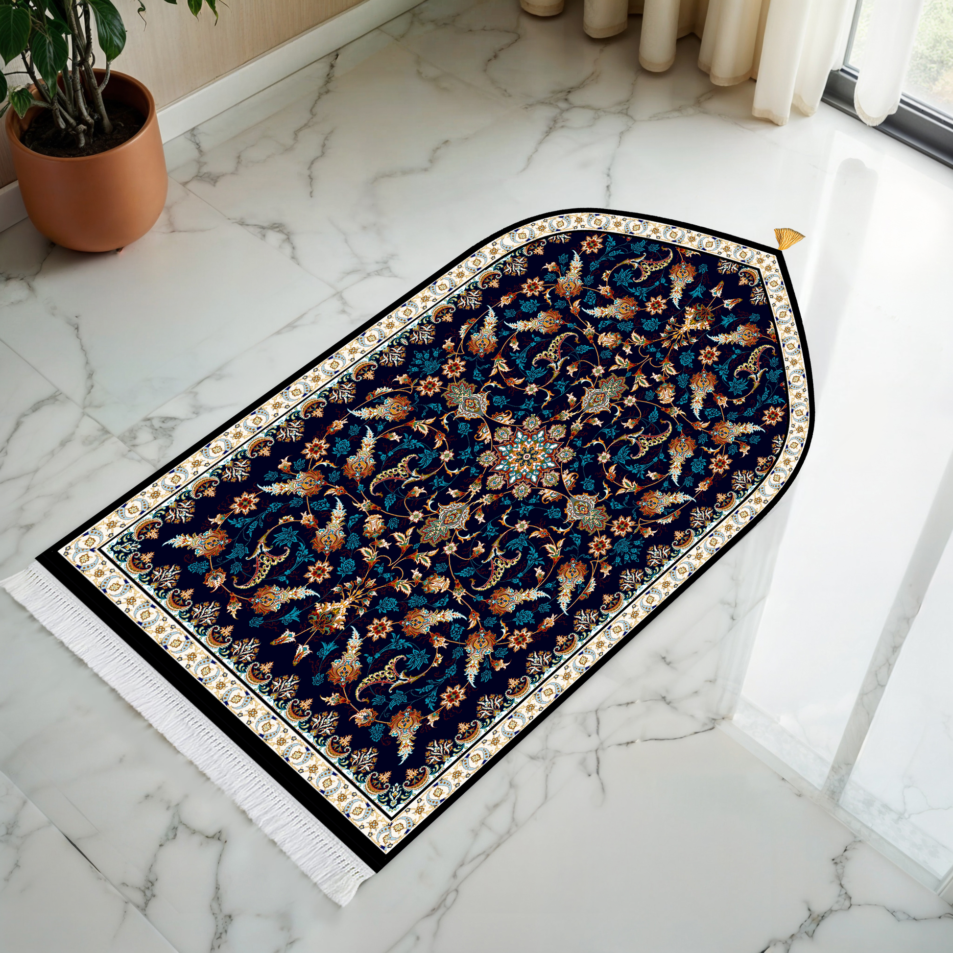Tapis de prière rembourré Firdaws
