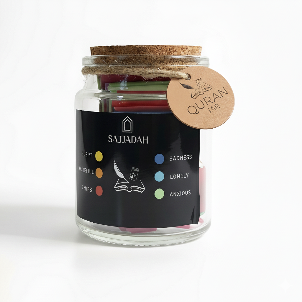 Pot d'affirmation islamique – Plus de 100 messages basés sur le Coran et les hadiths pour chaque émotion