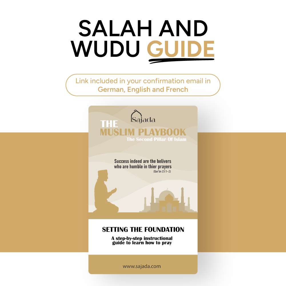 Étape par étape – Tapis de prière rembourré visuel pour apprendre Salah