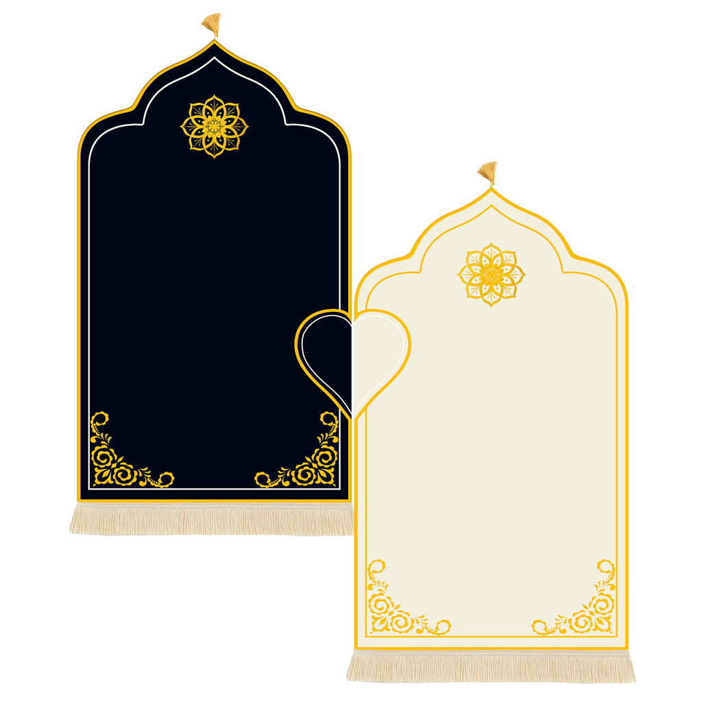 Tapis de prière rembourré pour couple (Ensemble de 2)