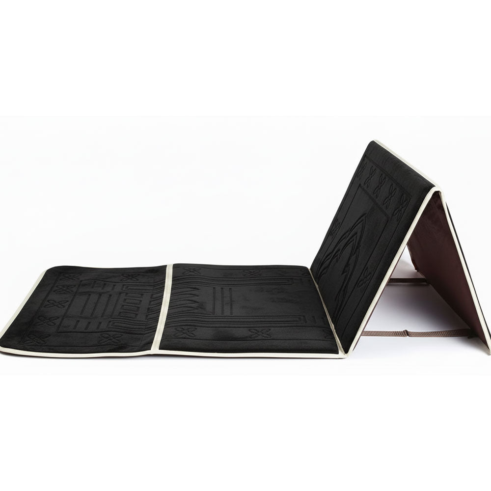 Tapis de prière pliable avec dossier