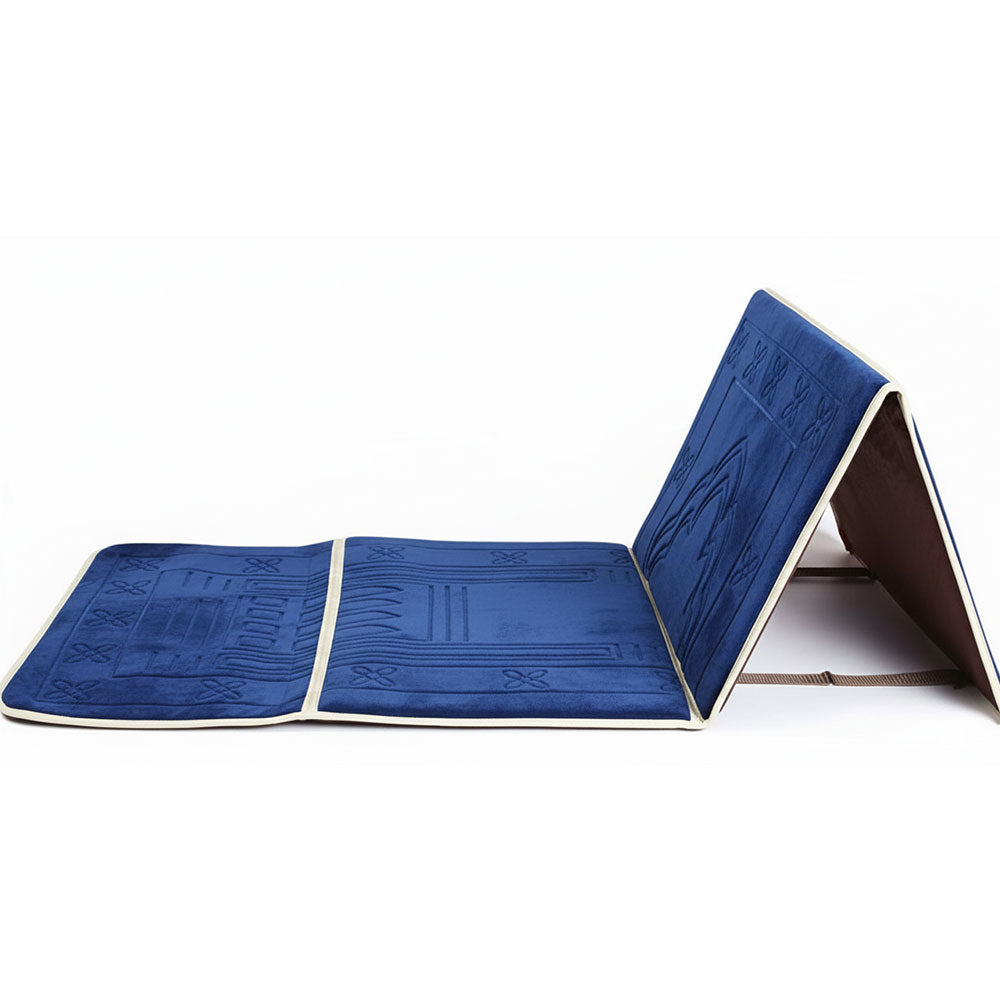 Tapis de prière pliable avec dossier