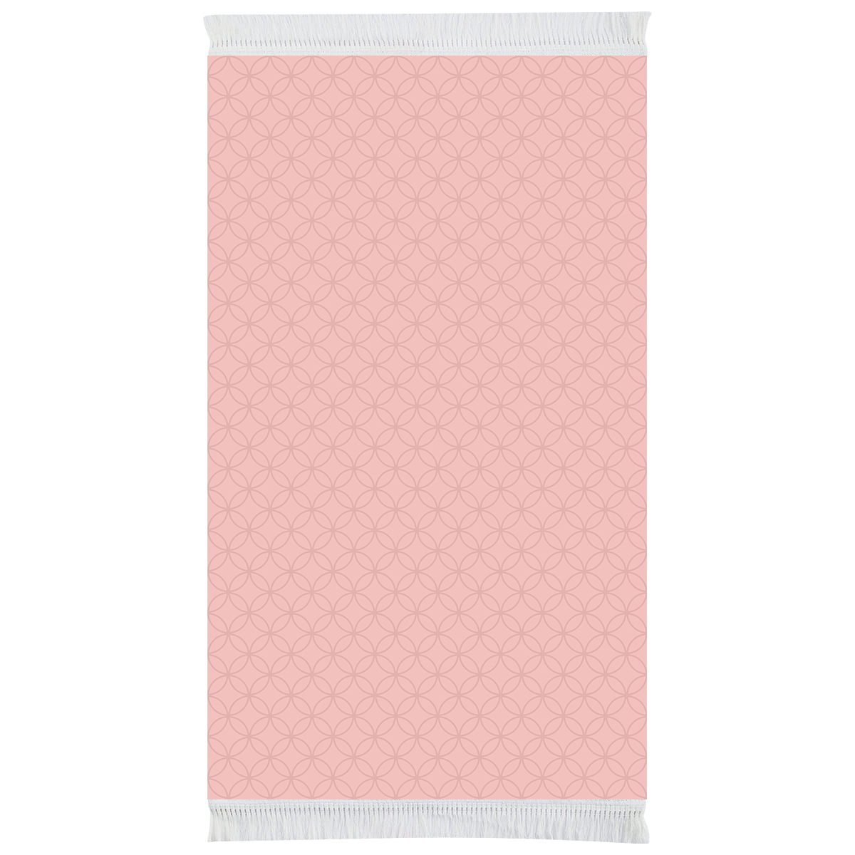 Tapis de prière rembourré rose élégance