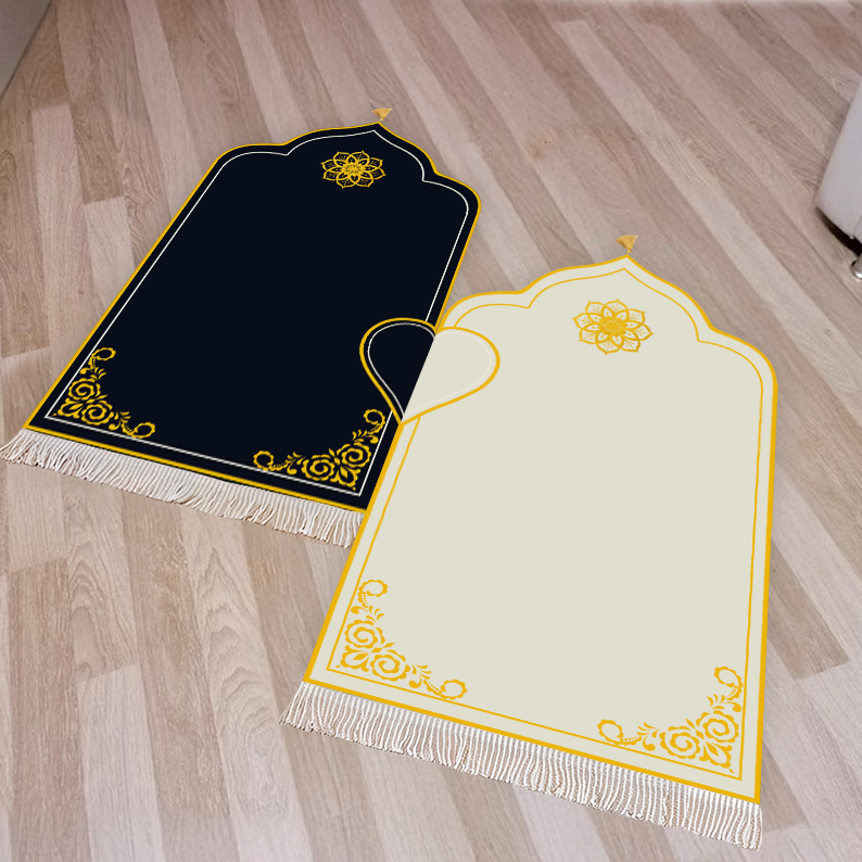 Tapis de prière rembourré pour couple (Ensemble de 2)
