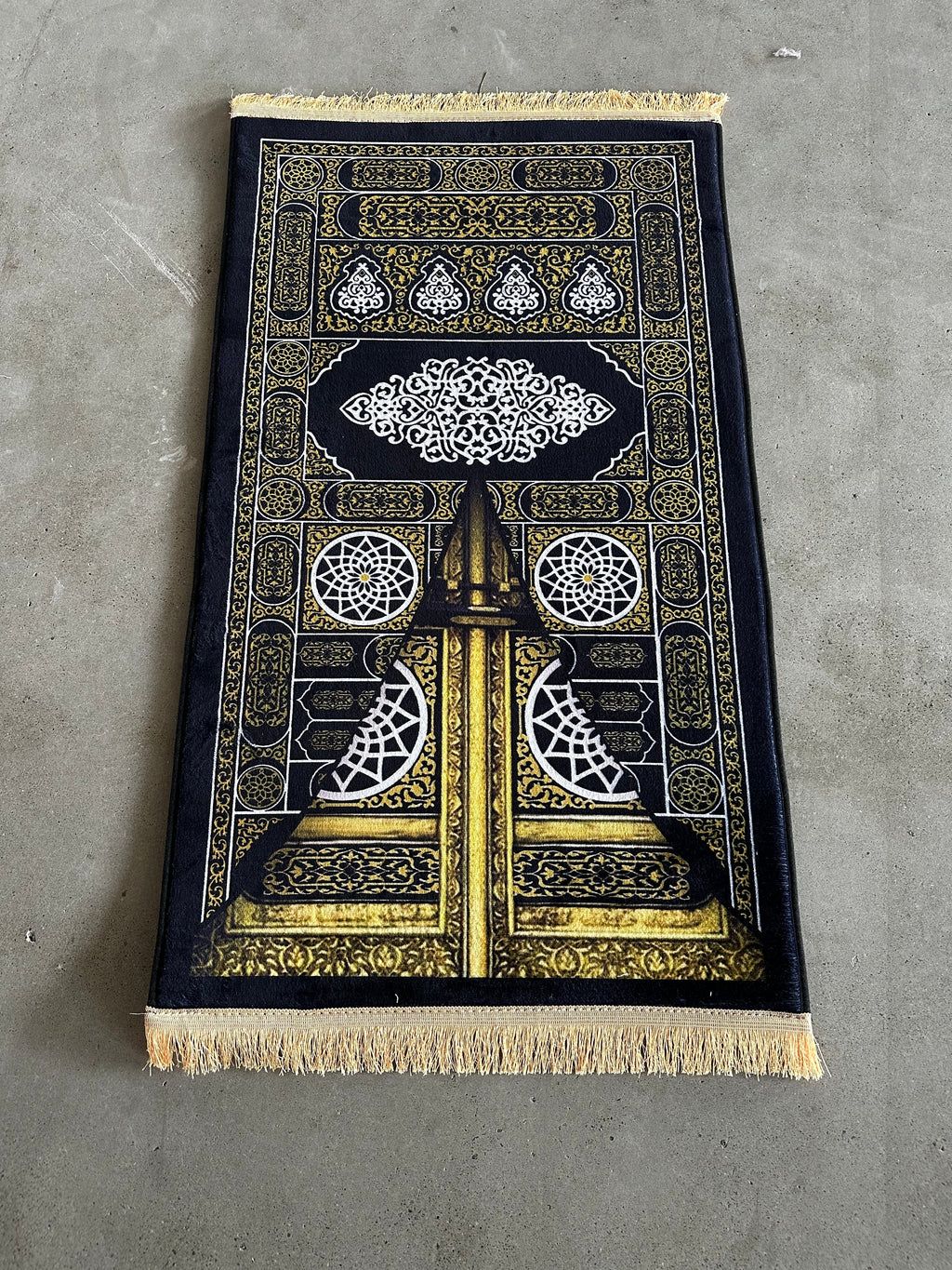 Tapis de prière rembourré de porte Kaaba
