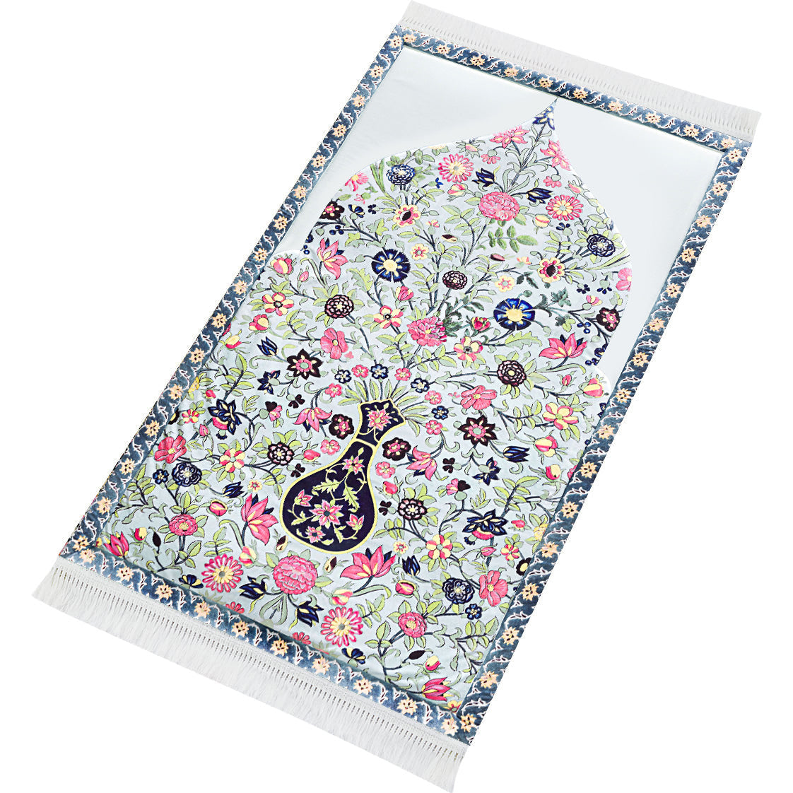 Tapis de prière rembourré fleurs de printemps