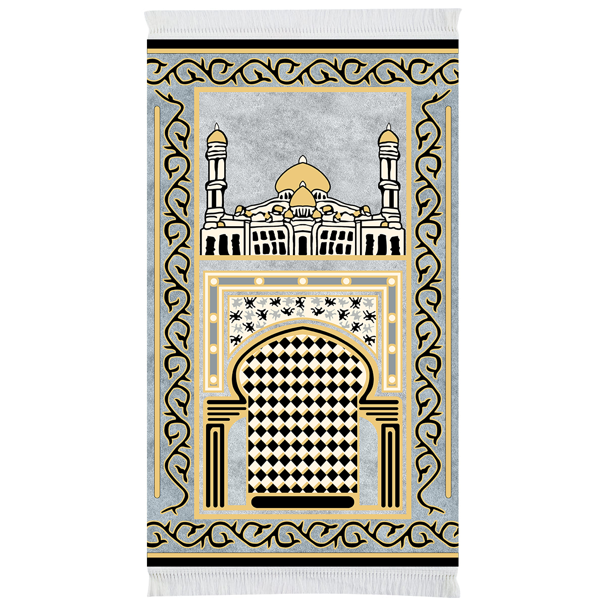 Tapis de prière rembourré Jame' Asr Hassanil Bolkiah