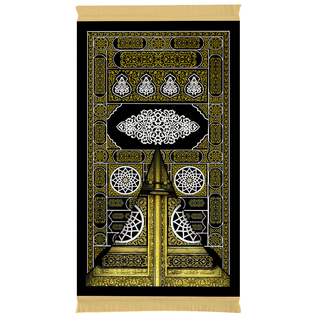 Tapis de prière rembourré de porte Kaaba
