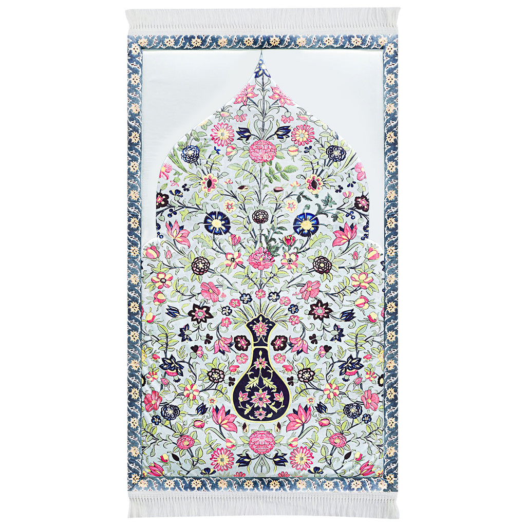Tapis de prière rembourré fleurs de printemps