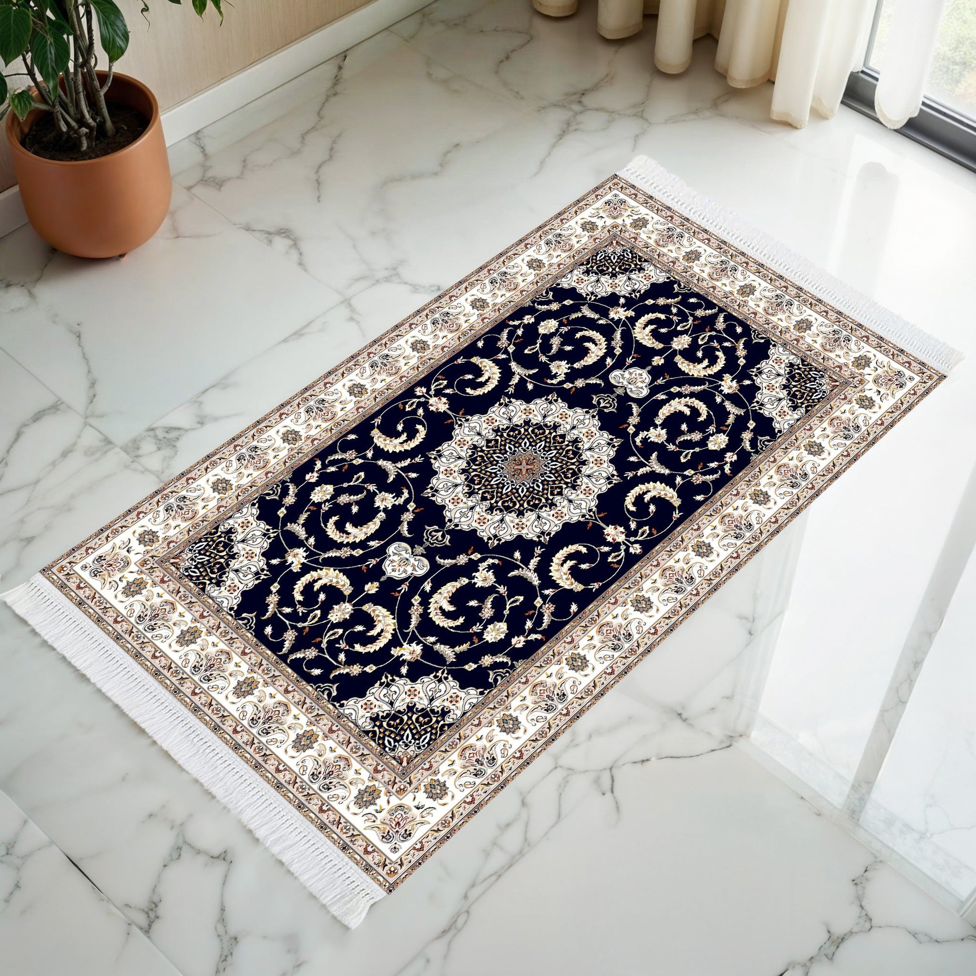 Tapis de prière rembourré Noorain