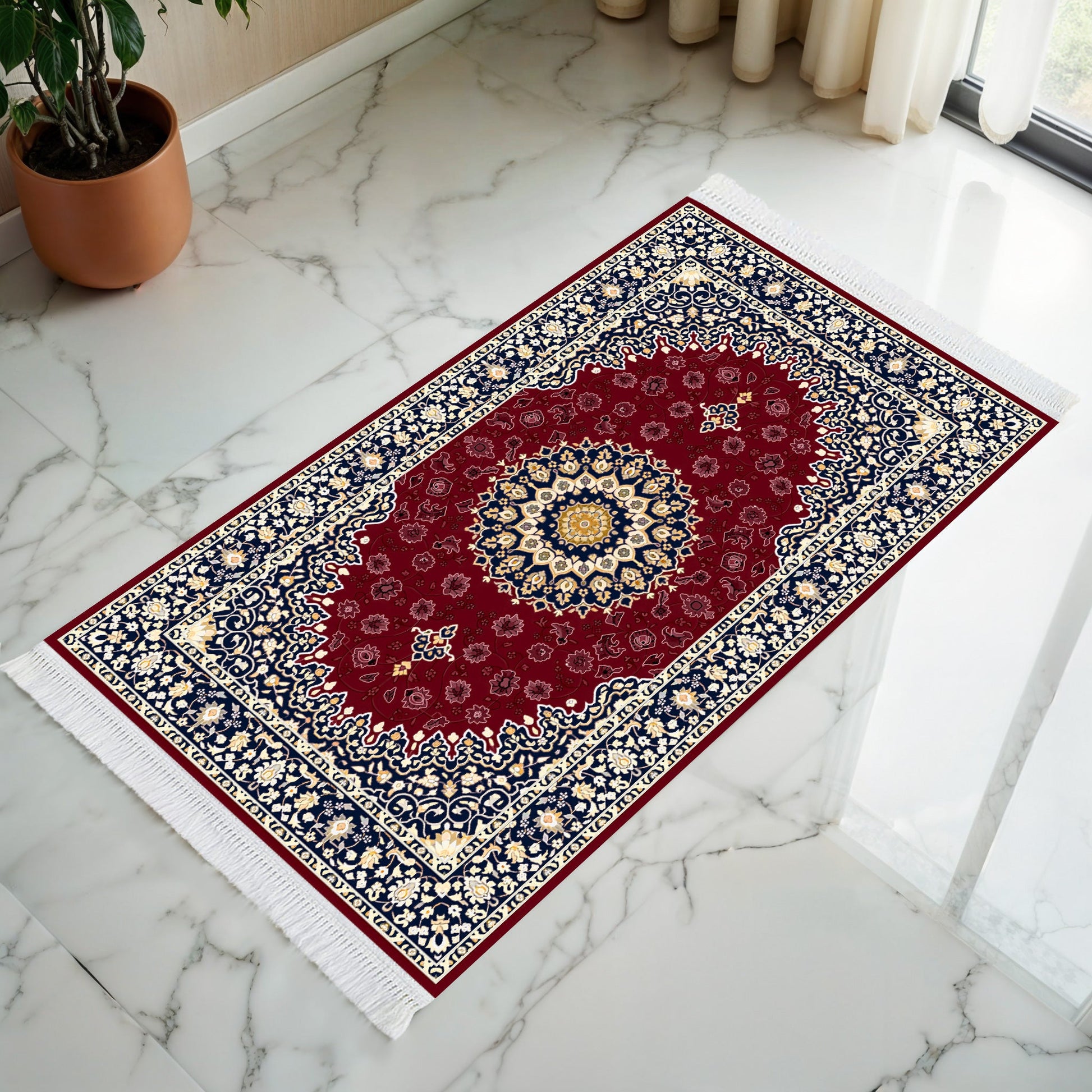 Tapis de prière rembourré marocain