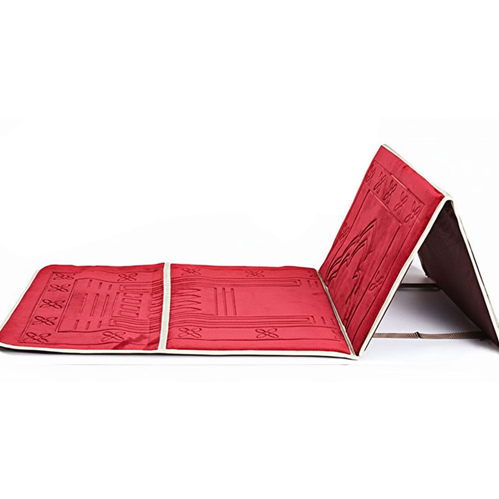 Tapis de prière pliable avec dossier